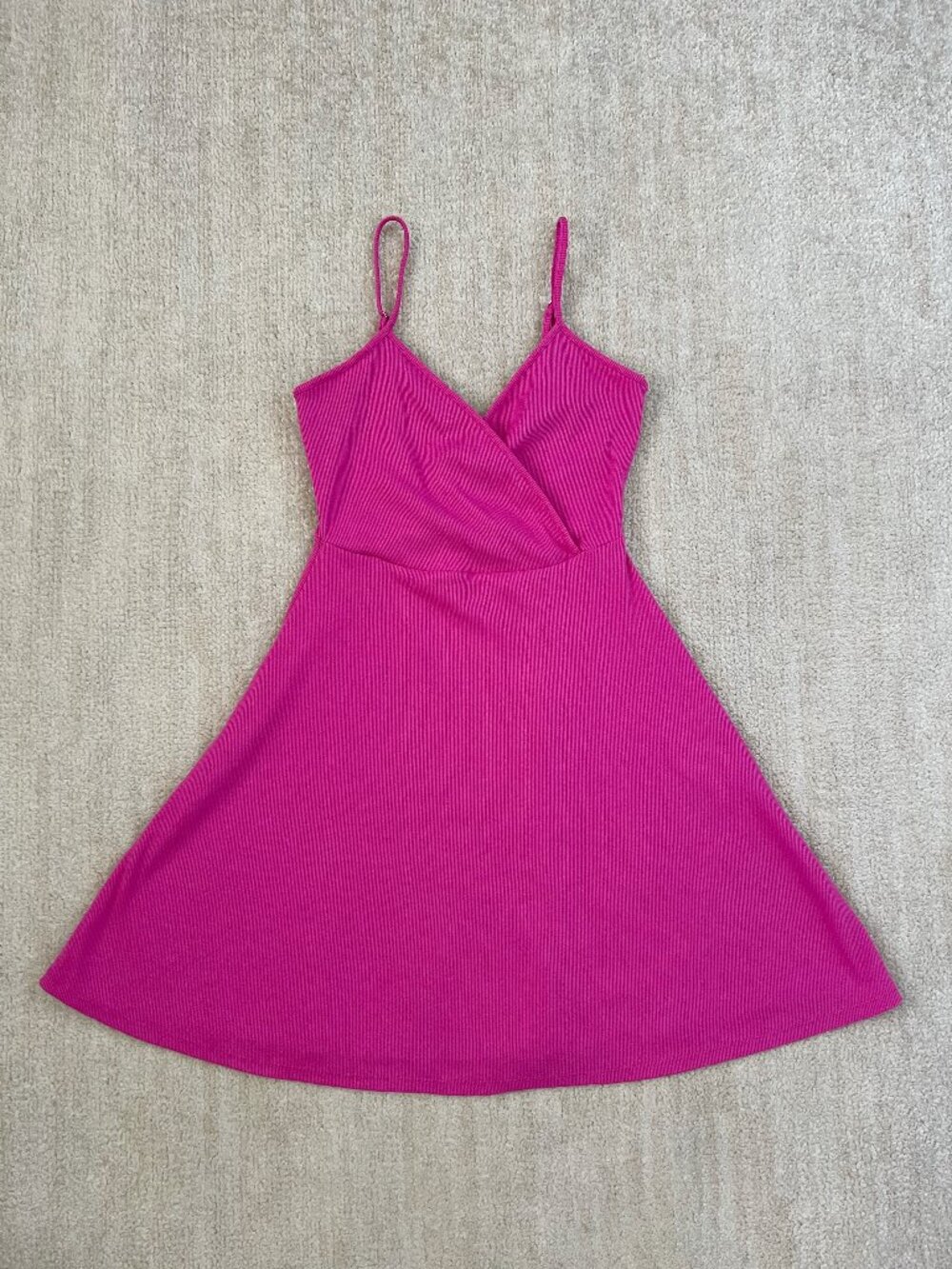 Wild Fable Pink Summer Spaghetti Strap Cotton Mini Dress S